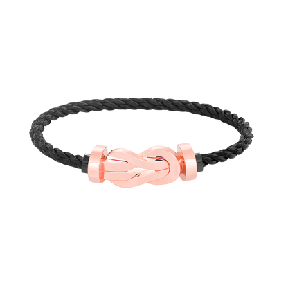 [AURORA]CHANCE GROSSES 8-FACH-ARMBAND MIT SCHNALLE OHNE DIAMANT ROSÉGOLD