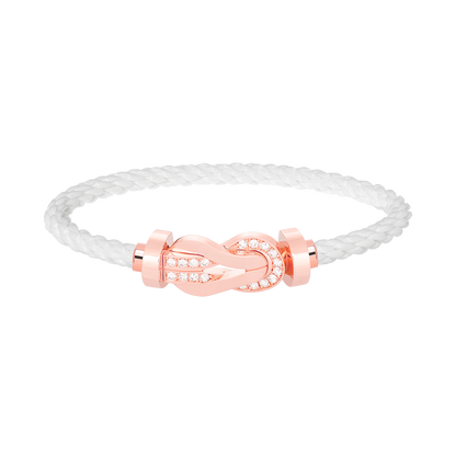 [AURORA]CHANCE GROSSES 8-FACH-SCHNALLE HALBDIAMANTARMBAND ROSÉGOLD
