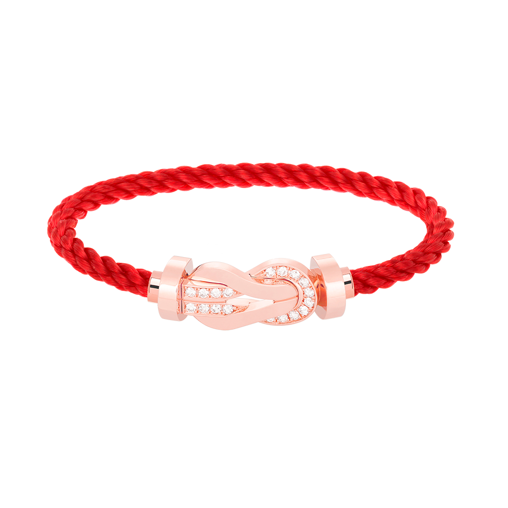 [AURORA]CHANCE GROSSES 8-FACH-SCHNALLE HALBDIAMANTARMBAND ROSÉGOLD
