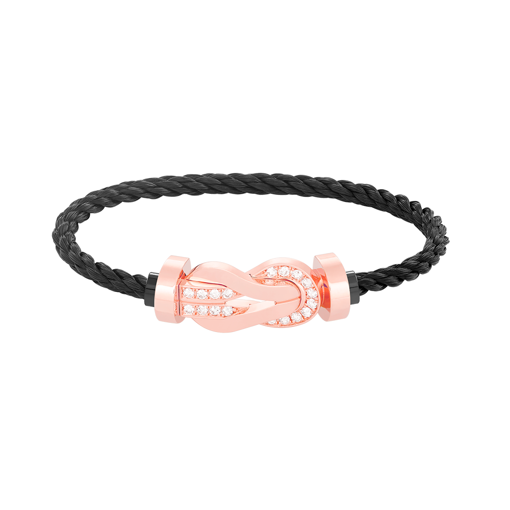 [AURORA]CHANCE GROSSES 8-FACH-SCHNALLE HALBDIAMANTARMBAND ROSÉGOLD