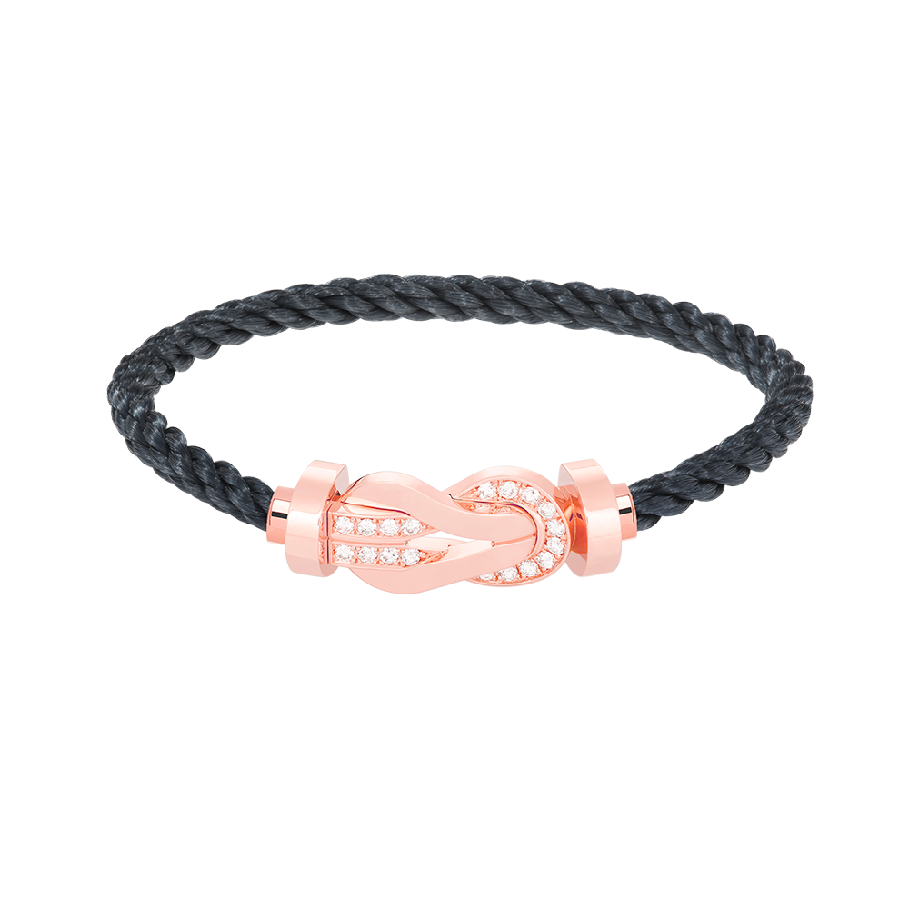 [AURORA]CHANCE GROSSES 8-FACH-SCHNALLE HALBDIAMANTARMBAND ROSÉGOLD
