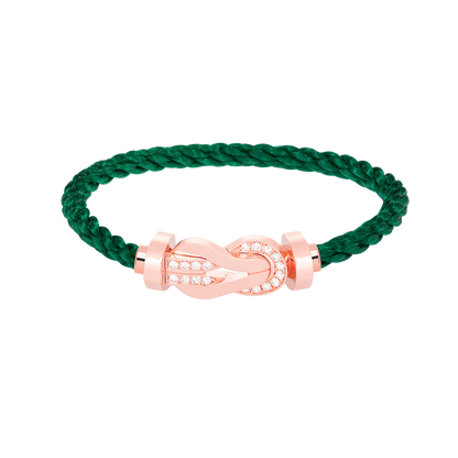 [AURORA]CHANCE GROSSES 8-FACH-SCHNALLE HALBDIAMANTARMBAND ROSÉGOLD