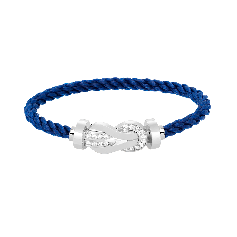 [AURORA]CHANCE GROSSES 8-FACH-SCHNALLE HALBDIAMANTARMBAND SILBER