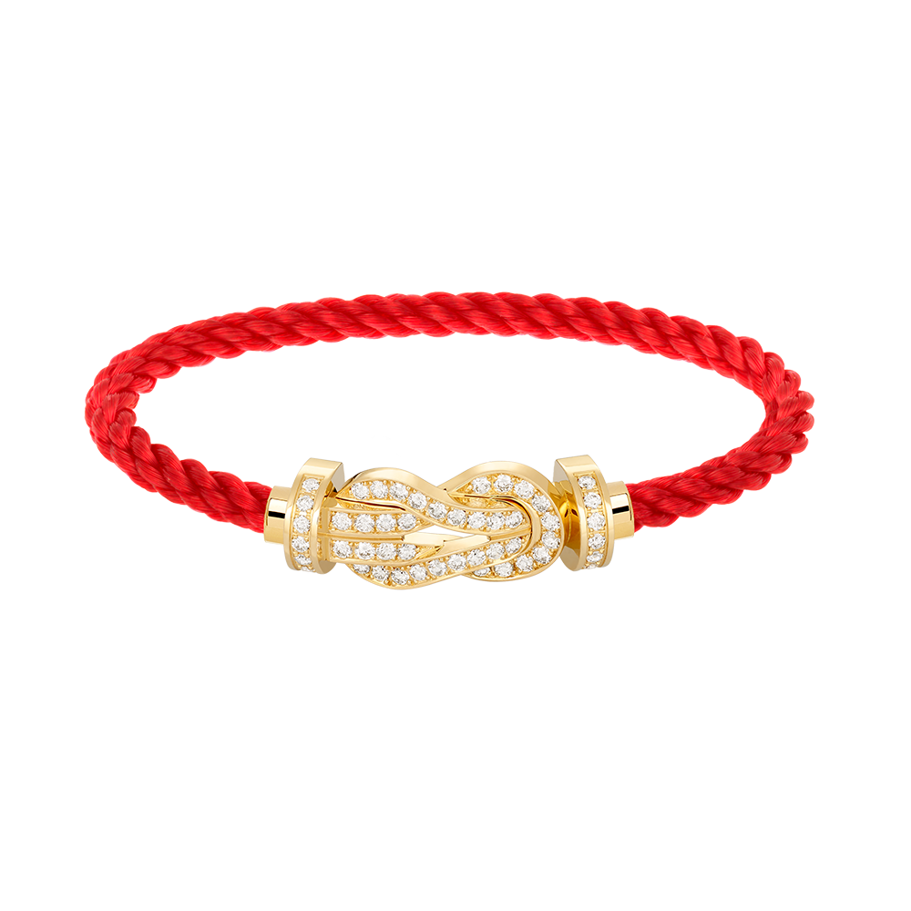 [AURORA]CHANCE GROSSES 8-FACH-ARMBAND MIT VOLLDIAMANTEN UND SCHNALLE GOLD