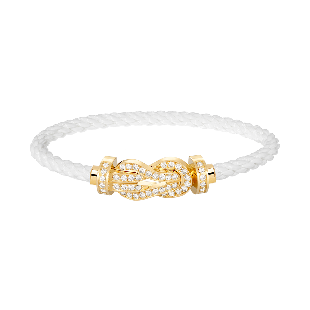 [AURORA]CHANCE GROSSES 8-FACH-ARMBAND MIT VOLLDIAMANTEN UND SCHNALLE GOLD