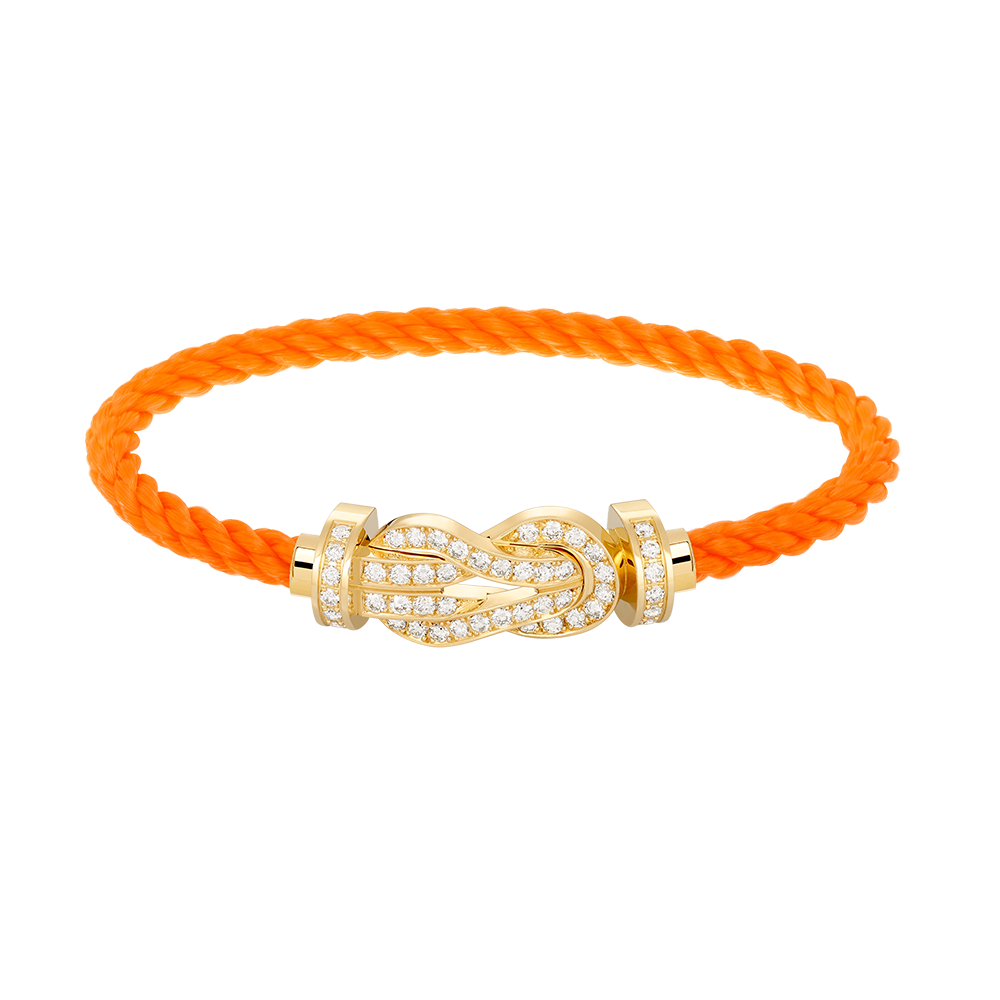 [AURORA]CHANCE GROSSES 8-FACH-ARMBAND MIT VOLLDIAMANTEN UND SCHNALLE GOLD