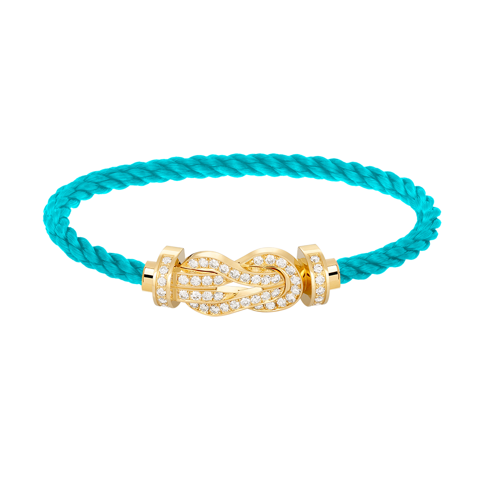 [AURORA]CHANCE GROSSES 8-FACH-ARMBAND MIT VOLLDIAMANTEN UND SCHNALLE GOLD