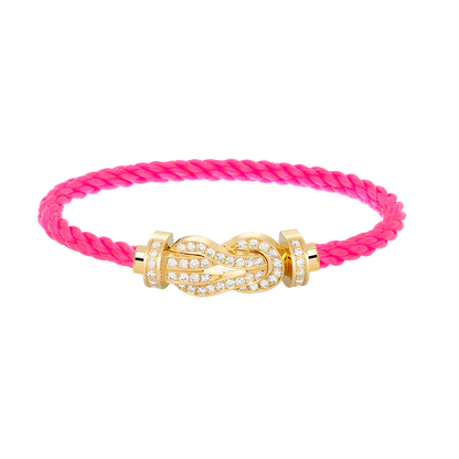[AURORA]CHANCE GROSSES 8-FACH-ARMBAND MIT VOLLDIAMANTEN UND SCHNALLE GOLD
