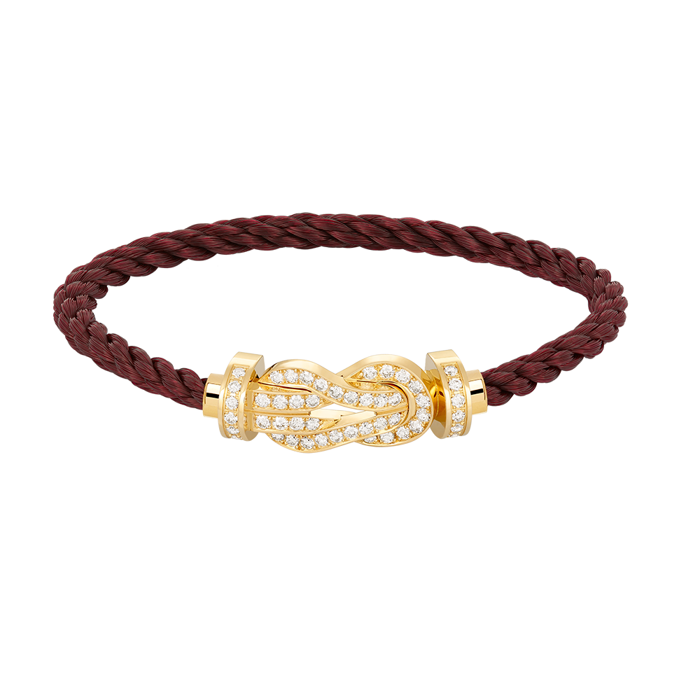 [AURORA]CHANCE GROSSES 8-FACH-ARMBAND MIT VOLLDIAMANTEN UND SCHNALLE GOLD