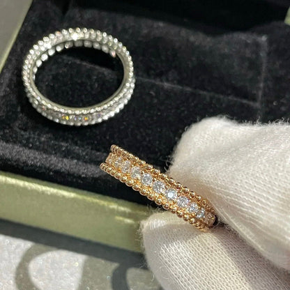 [basloveJW]PERLEE DIAMANT ROSÉGOLDRING
