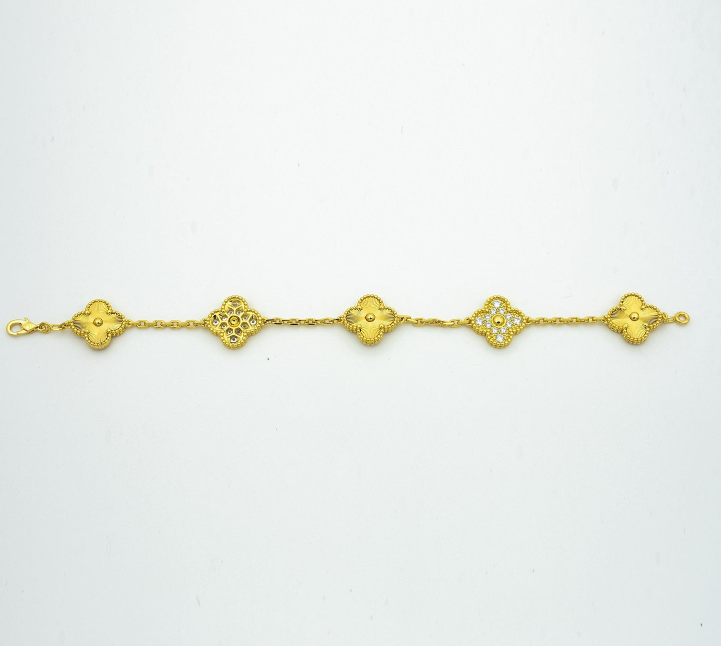 [AURORA] CLOVER 5 MOTIF LASER BRACELET COLLECTION