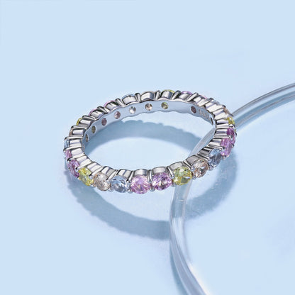 [AURORA]Dazzling Resplendent Round Cut Party Ring