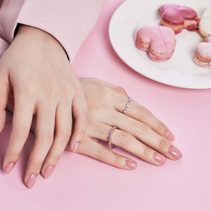 [AURORA]Elegant Energetic Round Cut Daily Ring