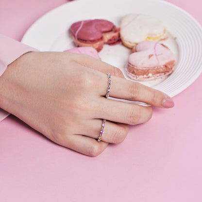 [AURORA]Elegant Energetic Round Cut Daily Ring