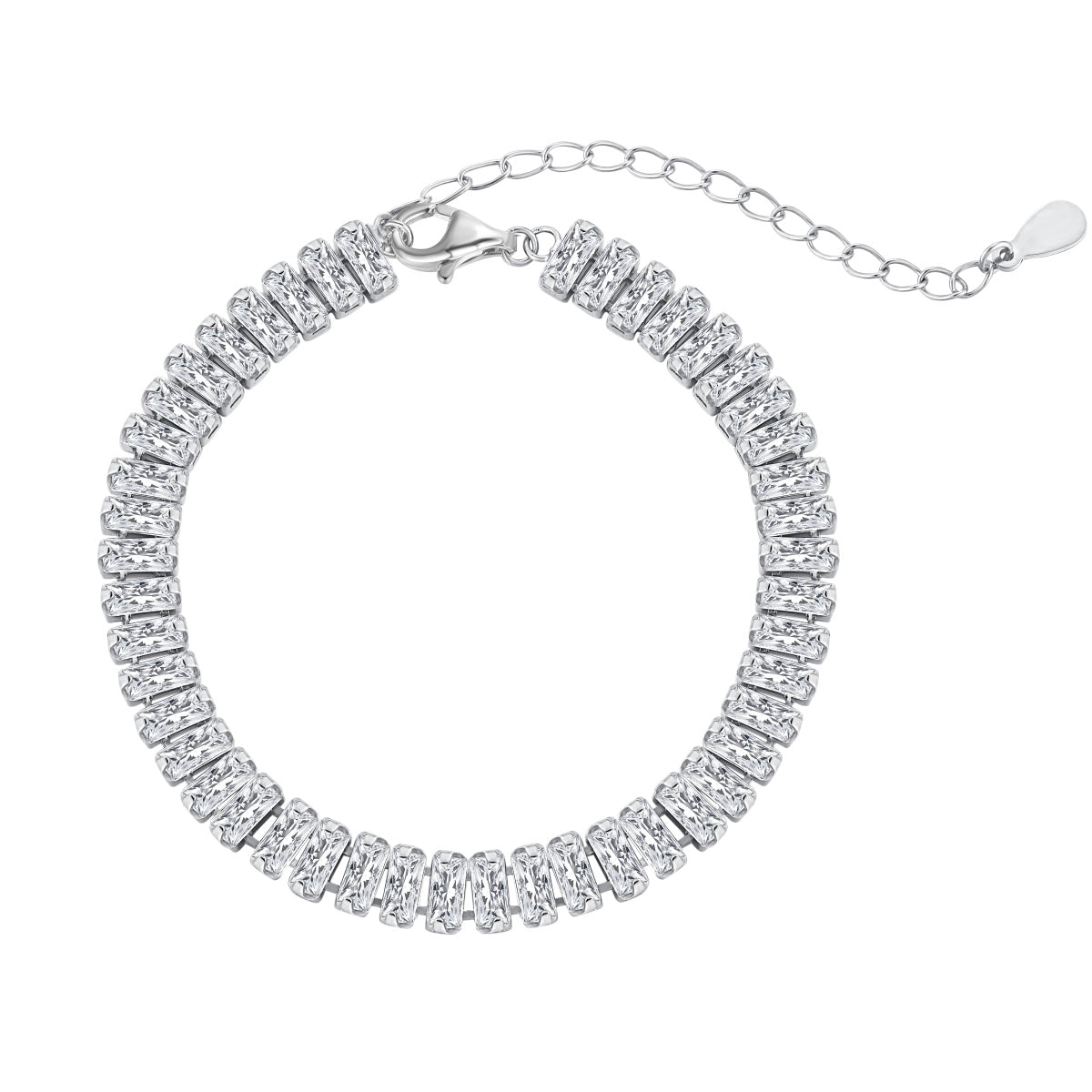 [AURORA]Exquisite Emerald Cut Daily Bracelet
