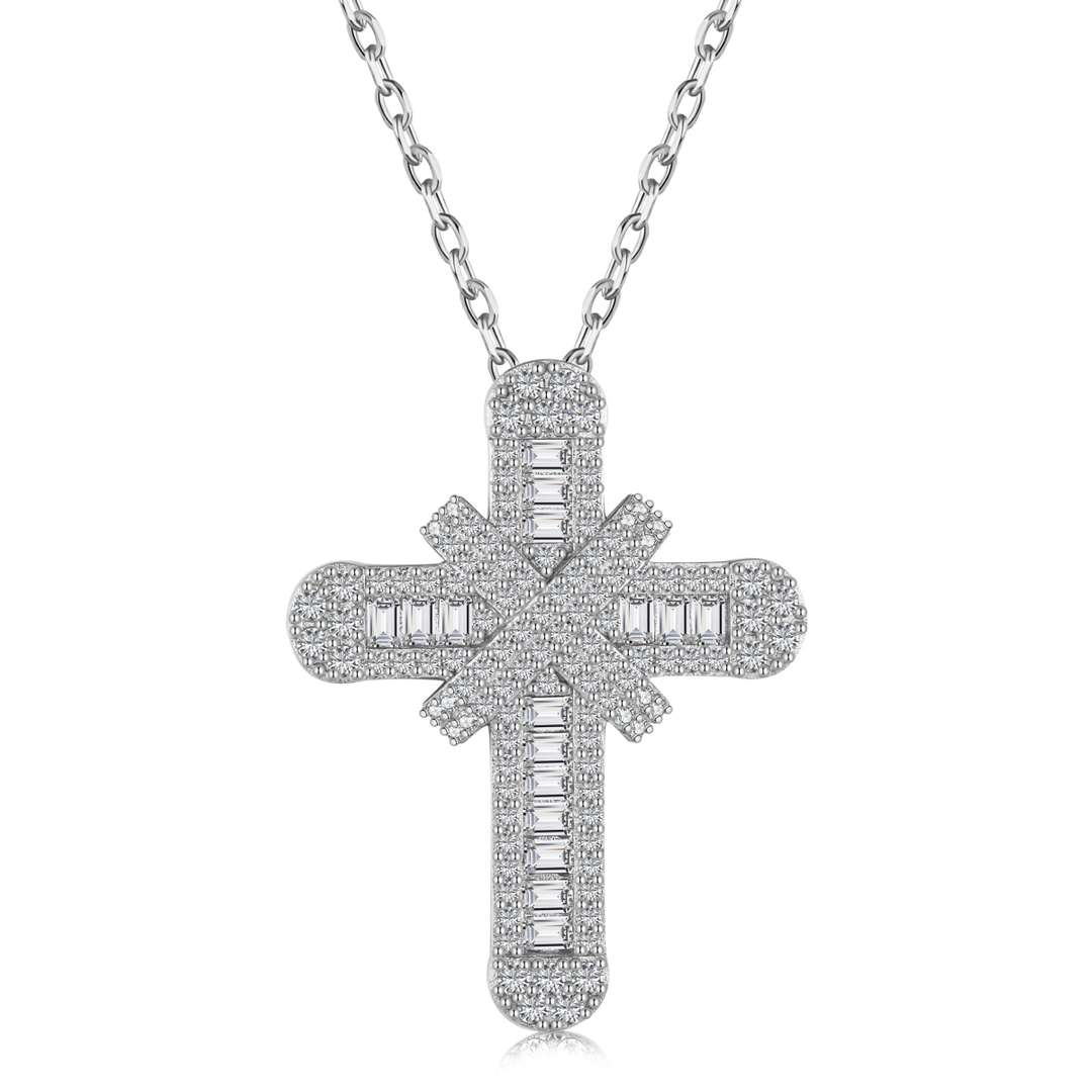 [AURORA]Gypsophila With Dimonds Necklace