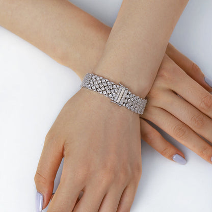 [AURORA]Ornate Elegant Round Cut Party Bracelet