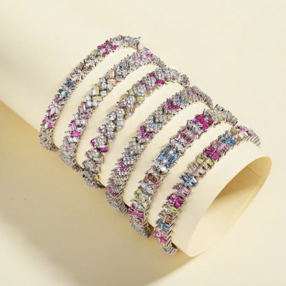 [AURORA]Dazzling Unique Multi Shape Daily Bracelet