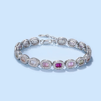 [AURORA]Exquisite Ornate Emerald Cut Daily Bracelet