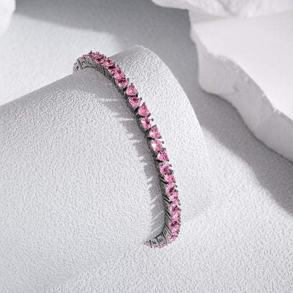 [AURORA]Dazzling Romantic Heart Bracelet