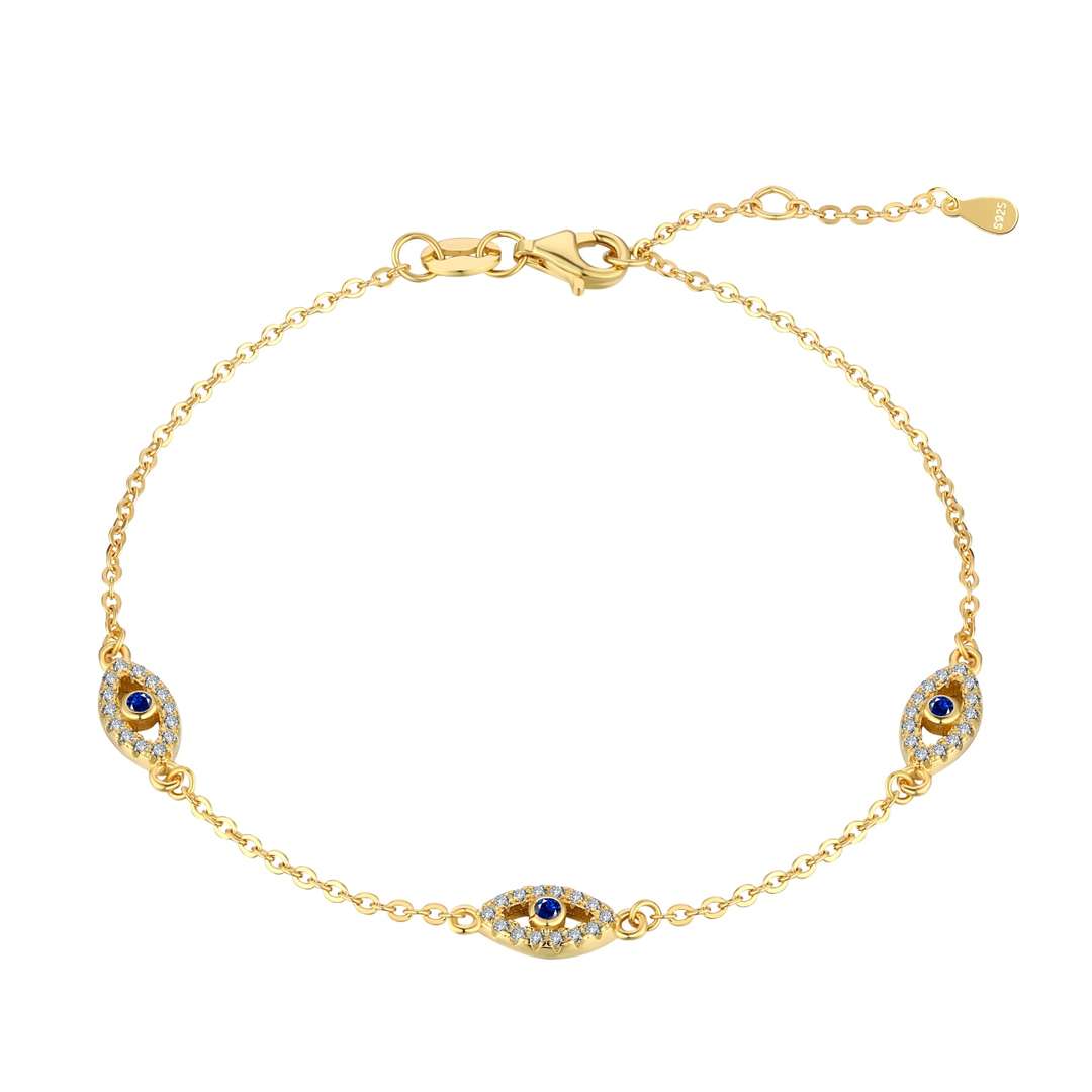 [AURORA]Evil Eye Shape Pendent Necklace