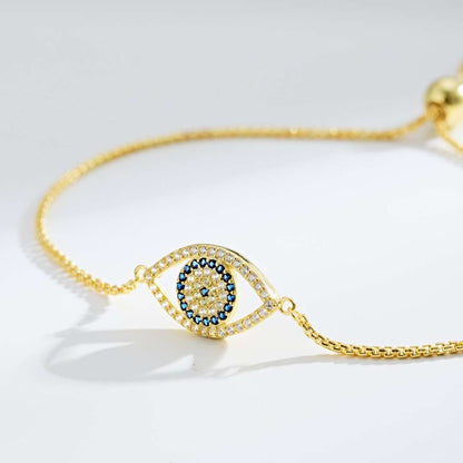 [AURORA]Dazzling Eye Shape Necklace
