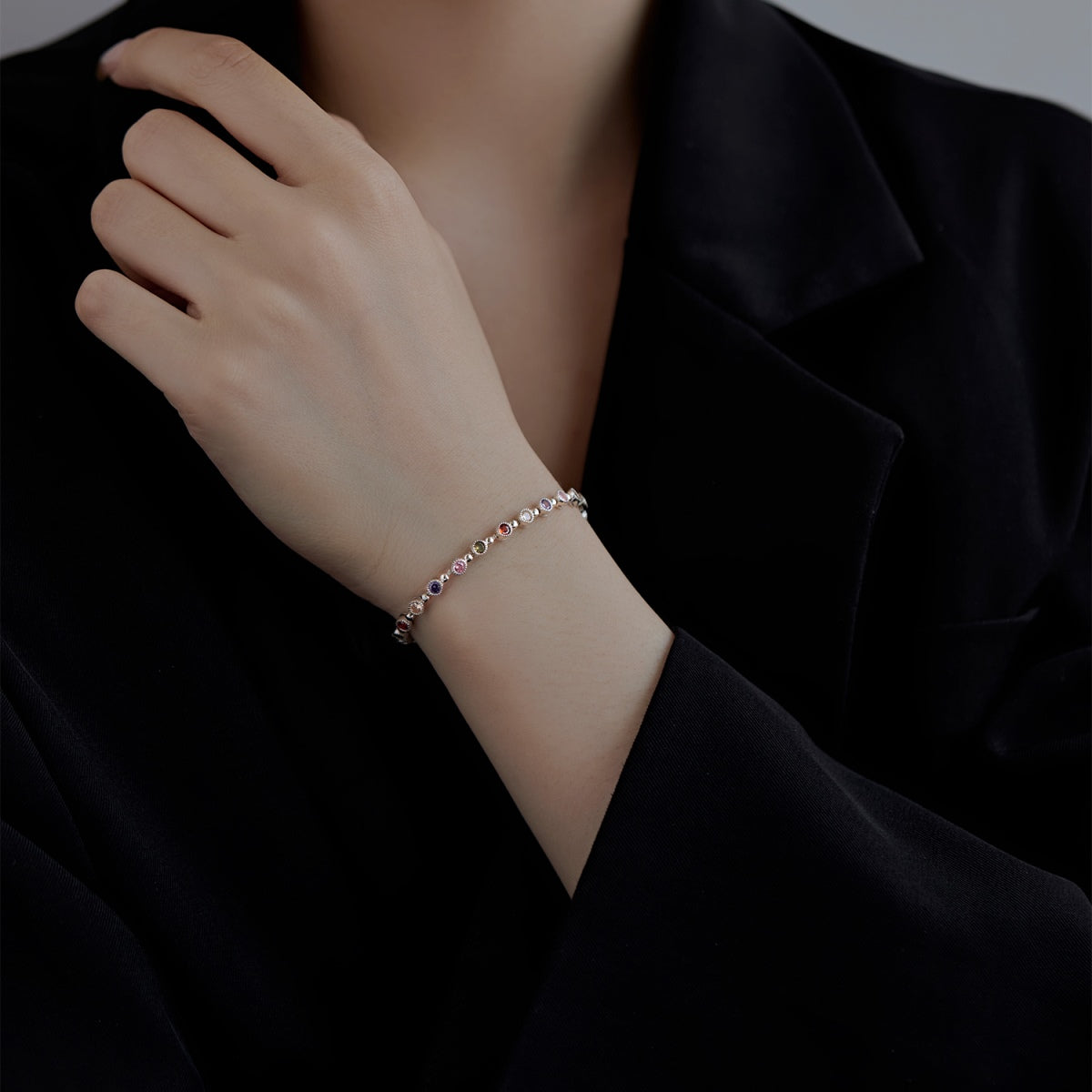[AURORA]Sparkling Exquisite Round Cut Party Bracelet