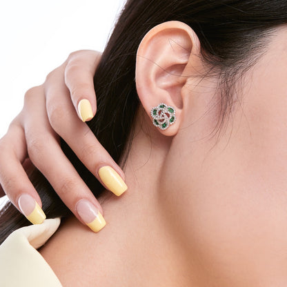 [AURORA]Exquisite Flower Shape Daily Earrings