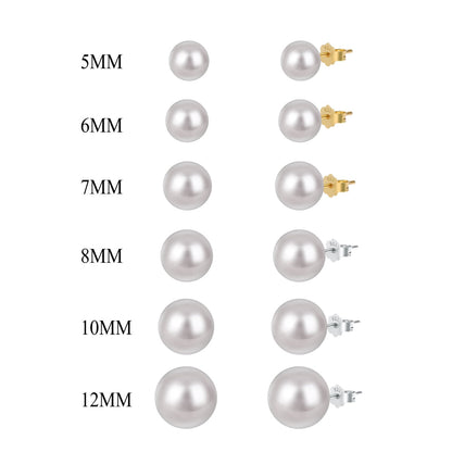 [AURORA]Delicate Pearl Earrings