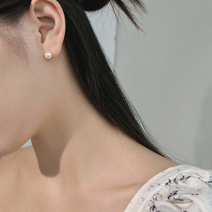 [AURORA]Delicate Pearl Earrings