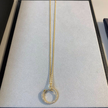 [AURORA]JUSTE-HALSKETTE MIT GOLDDIAMANTEN 