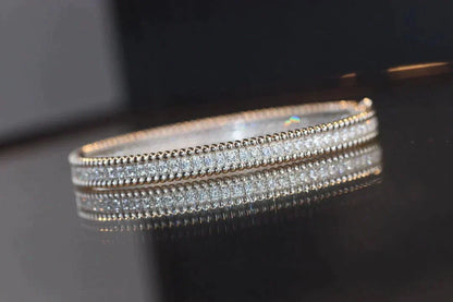 [basloveJW]PERLEE DIAMANTEN ARMBAND 1 REIHE 