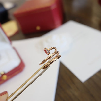 [AURORA]JUSTE RING 1,8MM ROTGOLD DOPPELREIHIG 