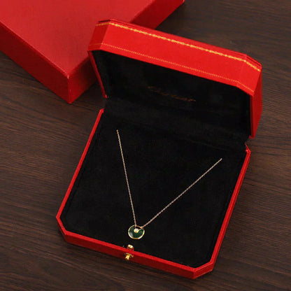 [AURORA]AMULETT-HALSKETTE AUS GOLDMALACHIT