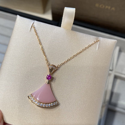 [AURORA]DREAM HALSKETTE ROSA OPAL