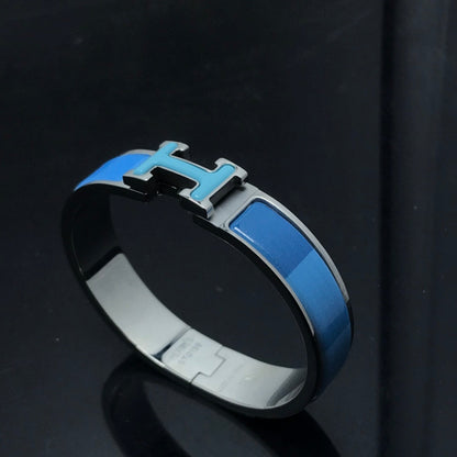 [AURORA]H ARMBAND BLAUER REGENBOGEN KERAMIK