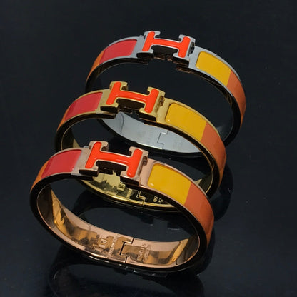 [AURORA]H ARMBAND ORANGE REGENBOGEN KERAMIK