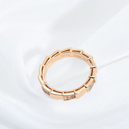 [AURORA]SERPENTI RING ROTGOLD 3MM