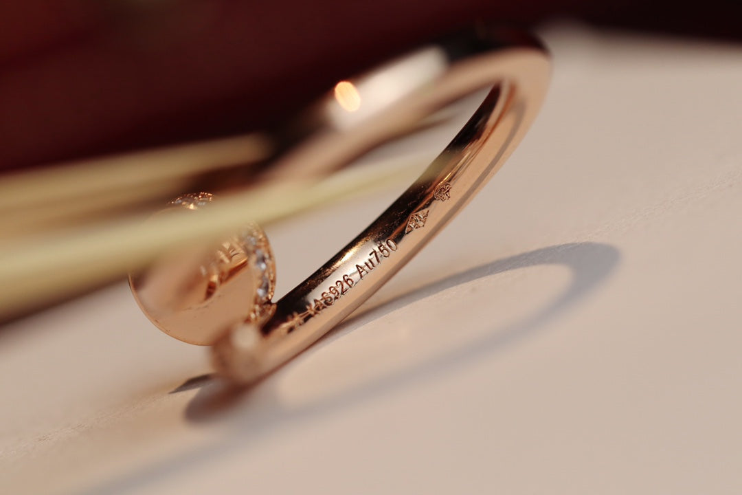 [AURORA]JUSTE RING 2,65 MM ROSA GOLDDIAMANT