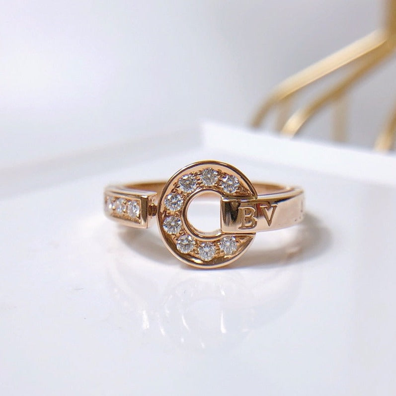 [AURORA]DREAM RING DIAMANT ROTGOLD
