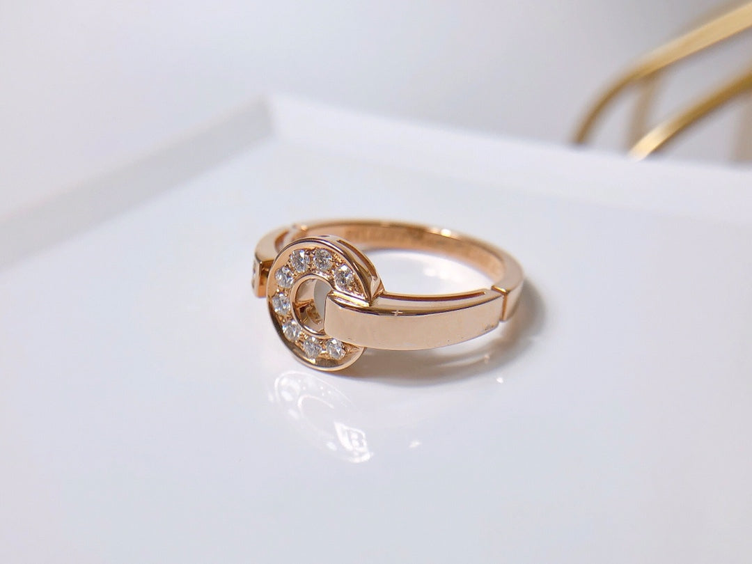 [AURORA]DREAM RING DIAMANT ROTGOLD