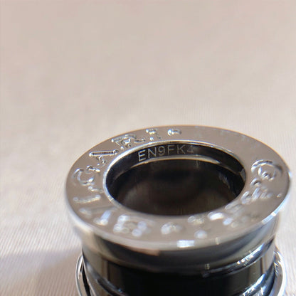 [AURORA]ZERO 1 SCHWARZE KERAMIK-SILBER-HALSKETTE
