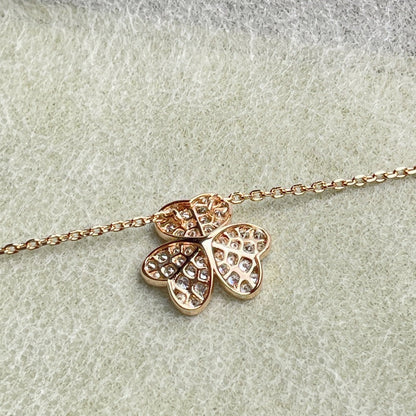 [basloveJW]BLUMEN-DIAMANT-HALSKETTE