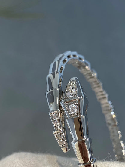 [AURORA]SERPENTI-ARMBAND DIAMANTEN SILBER