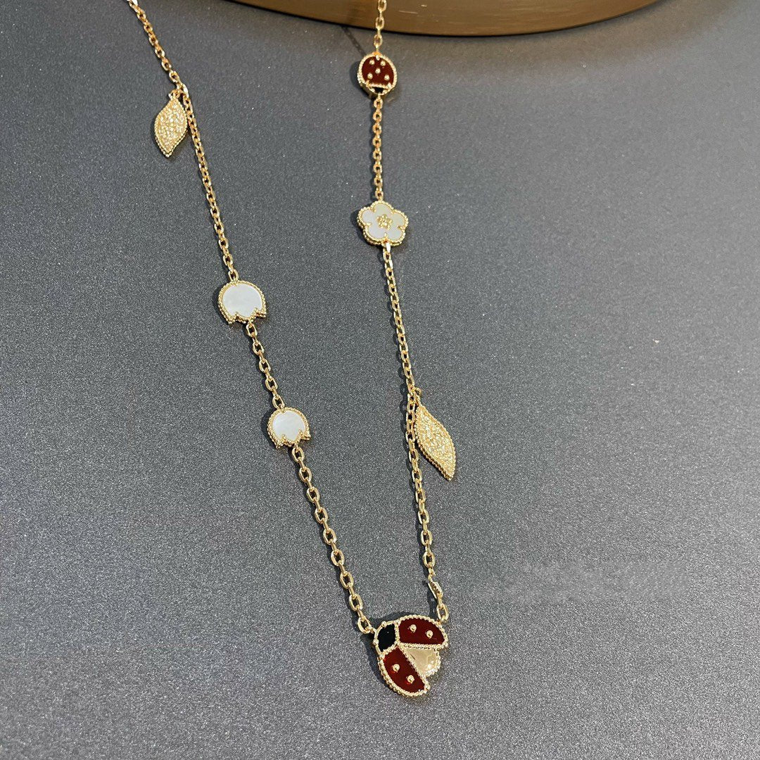 [basloveJW]Glücklicher Frühling 15 Motive Gold Halskette
