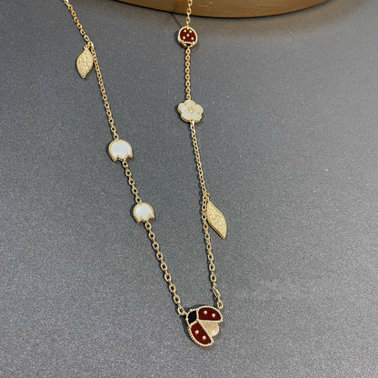 [basloveJW]Glücklicher Frühling 15 Motive Gold Halskette