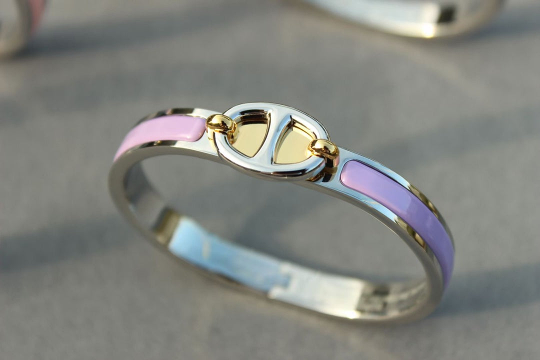 [AURORA]CLIC CHAINE SILVER BRACELET