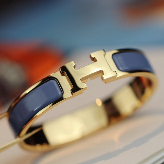 [AURORA]H BRACELET 12MM BLUE GRAY