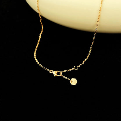 [AURORA]BEE MINI ANHÄNGER DIAMANT HALSKETTE