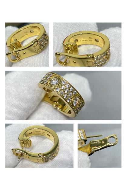 [AURORA]LOVE 5,5 MM DIAMANT-OHRRINGE